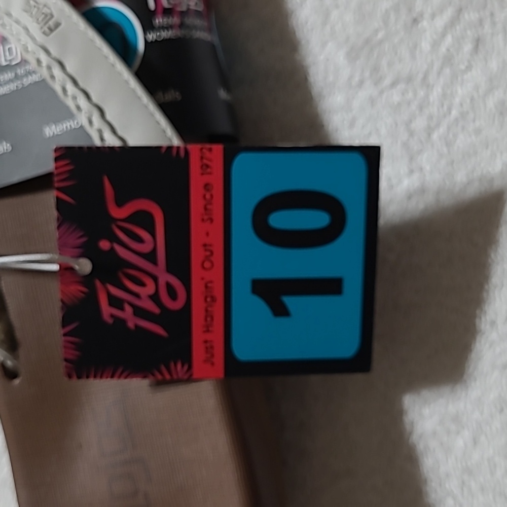 Flojos Memory Foam Flip Flops Size 10 Womans - Picture 6 of 6